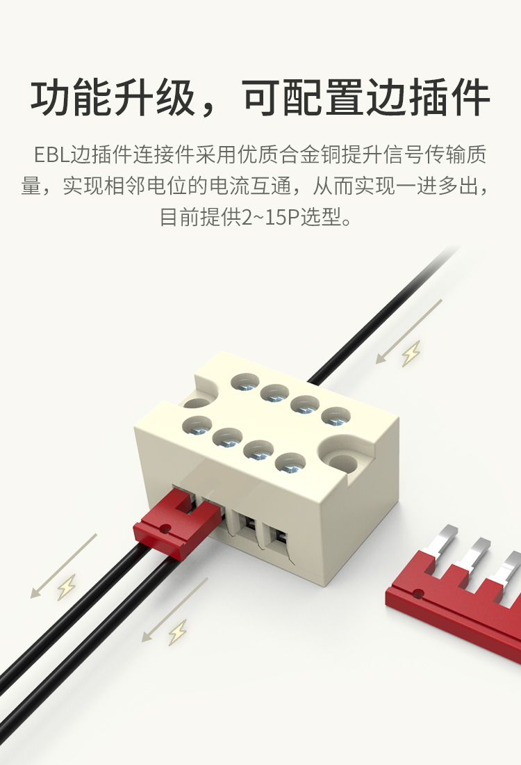 上海联捷H3802小体积5.0mm间距面板固定式端子排