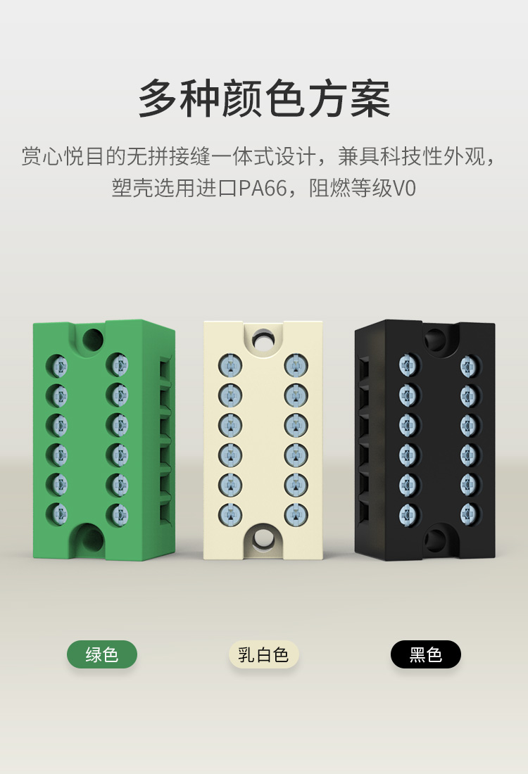 上海联捷H3802小体积5.0mm间距面板固定式端子排