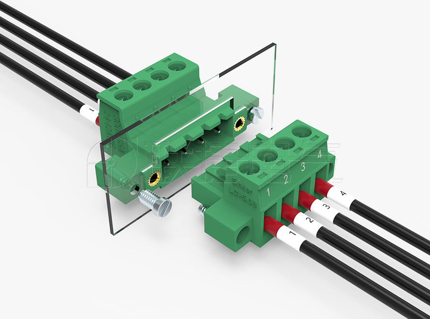 LC10MGC1-5.08穿墙插拔式接线端子