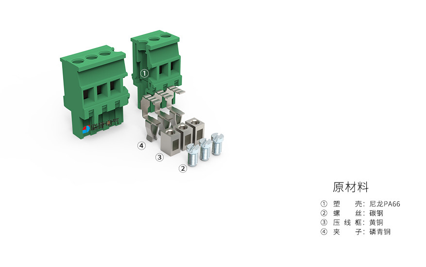 上海联捷电气LC2A-5.08插拔式接线端子