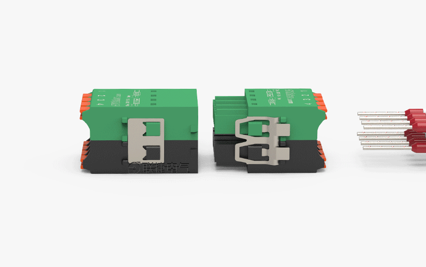 LC88-3.5/LC88-3.81小间距双层插拔式接线端子微型弹簧直插双层端子