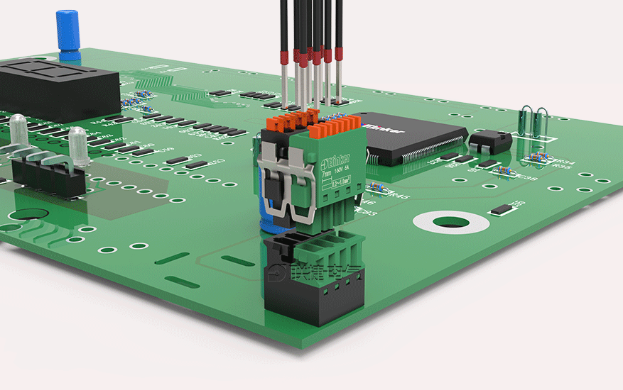 上海联捷LZ4V-2.54双层PCB插拔式接线端子