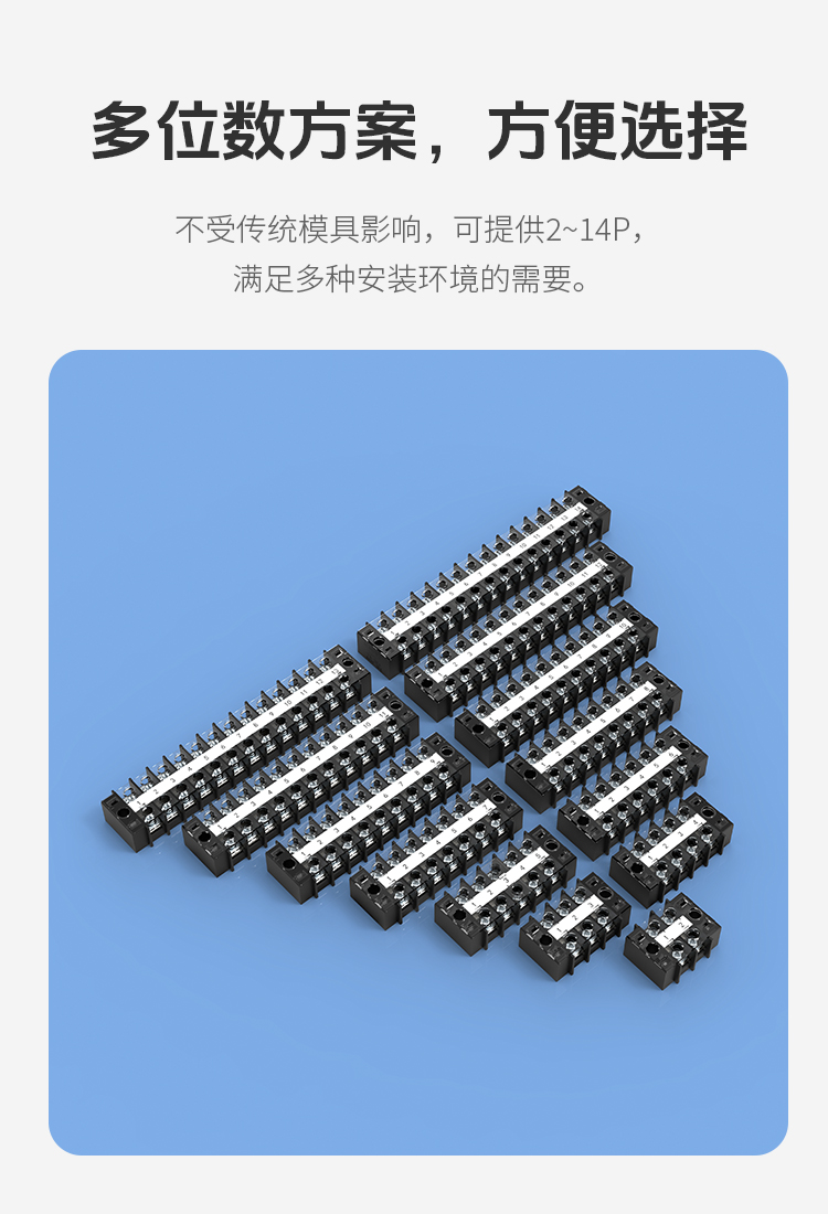 TB1-25A黑色接线端子排