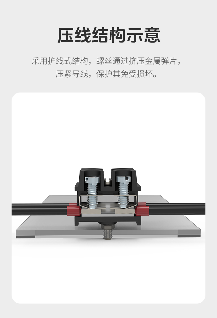 JX3面板固定式接线端子