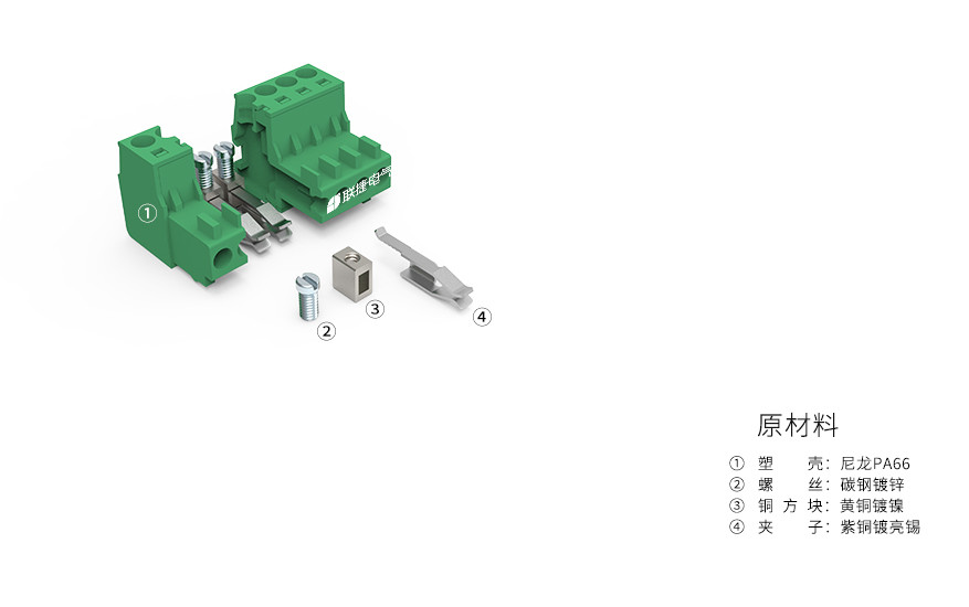LC1-2.5联捷电气插拔式接线端子