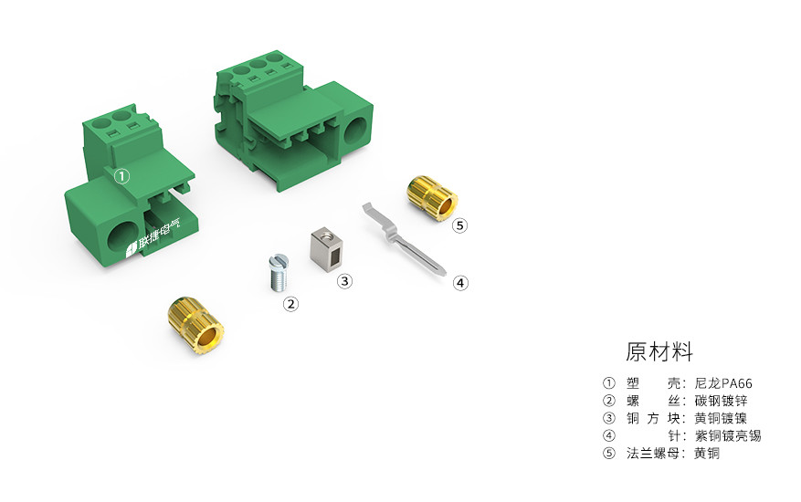 LC10MG-2.5法兰款插拔式接线端子