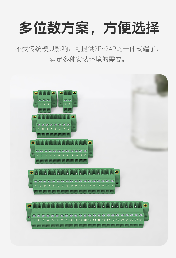 LC18M-3.81面板固定式插拔端子