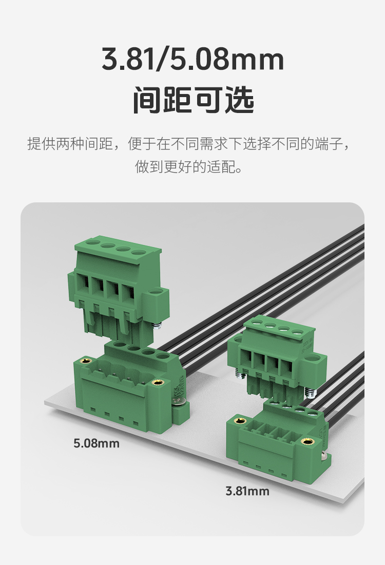 LC18M-3.81面板固定式插拔端子