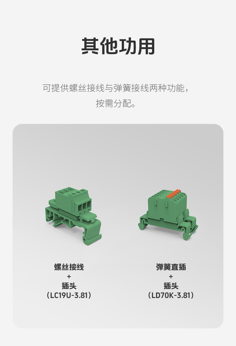 LC19U-3.81轨道式插拔端子