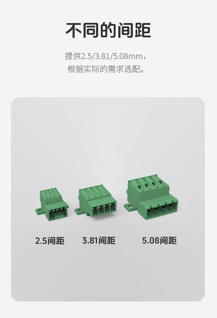 LC60N-3.81面板固定插拔式接线端子