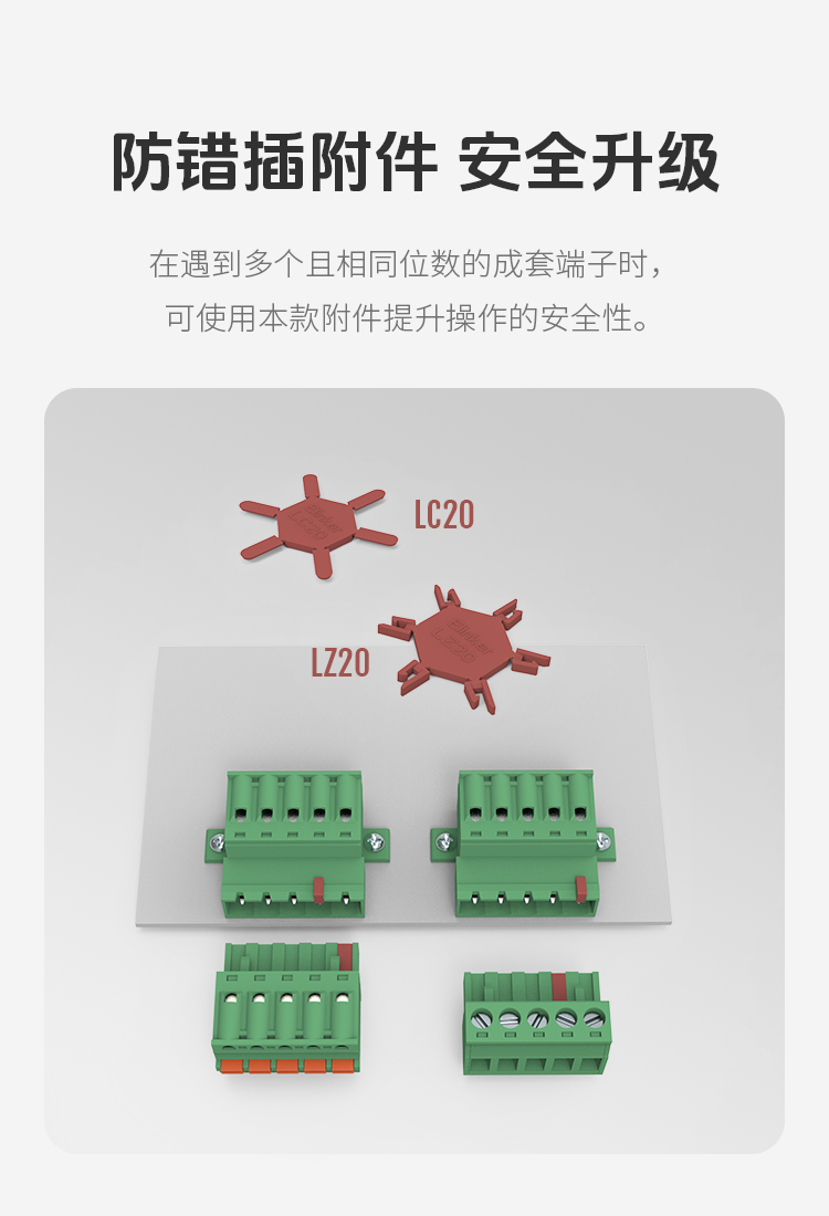 LC60N-5.08面板固定插拔式接线端子