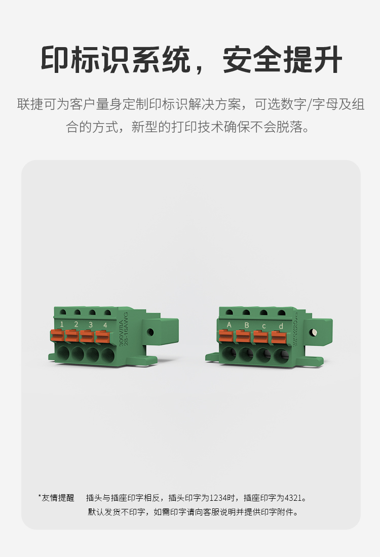 LC60NMG-3.81面板固定法兰款直插式接线端子
