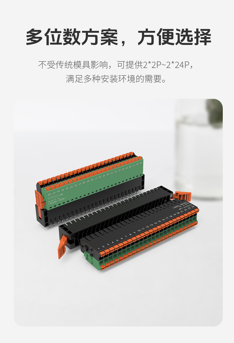 LC89-3.5/LC89-3.81双层快速插拔式接线端子