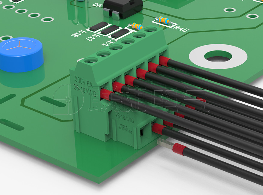 LG381BZL-3.81双层焊接式接线端子排