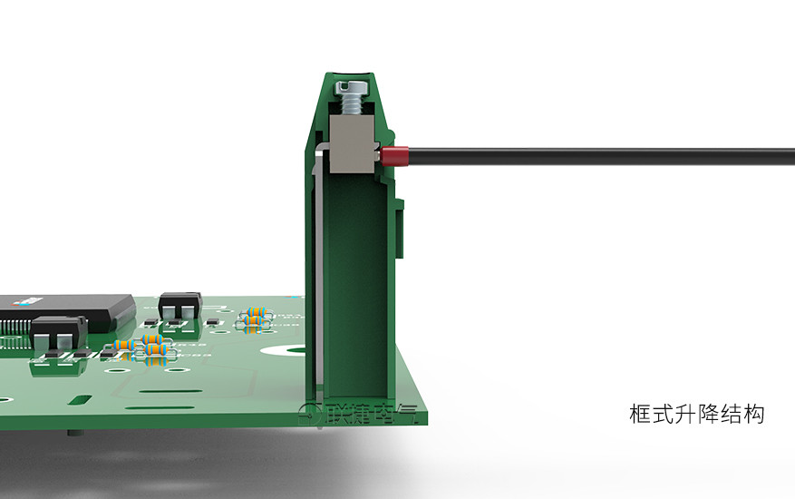 LG500HH-5.0/5.08焊接式接线端子高位设计