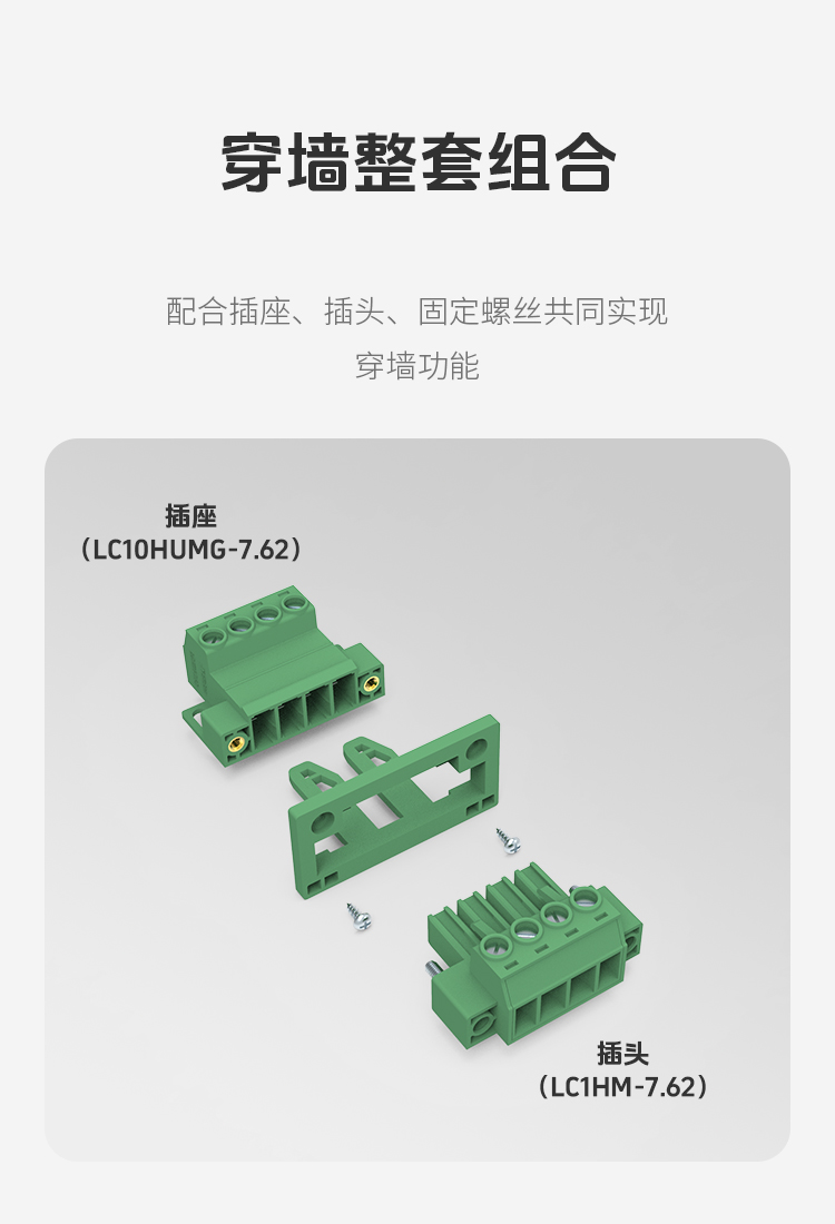 LZ5XH-7.62大电流穿墙插拔式接线端子