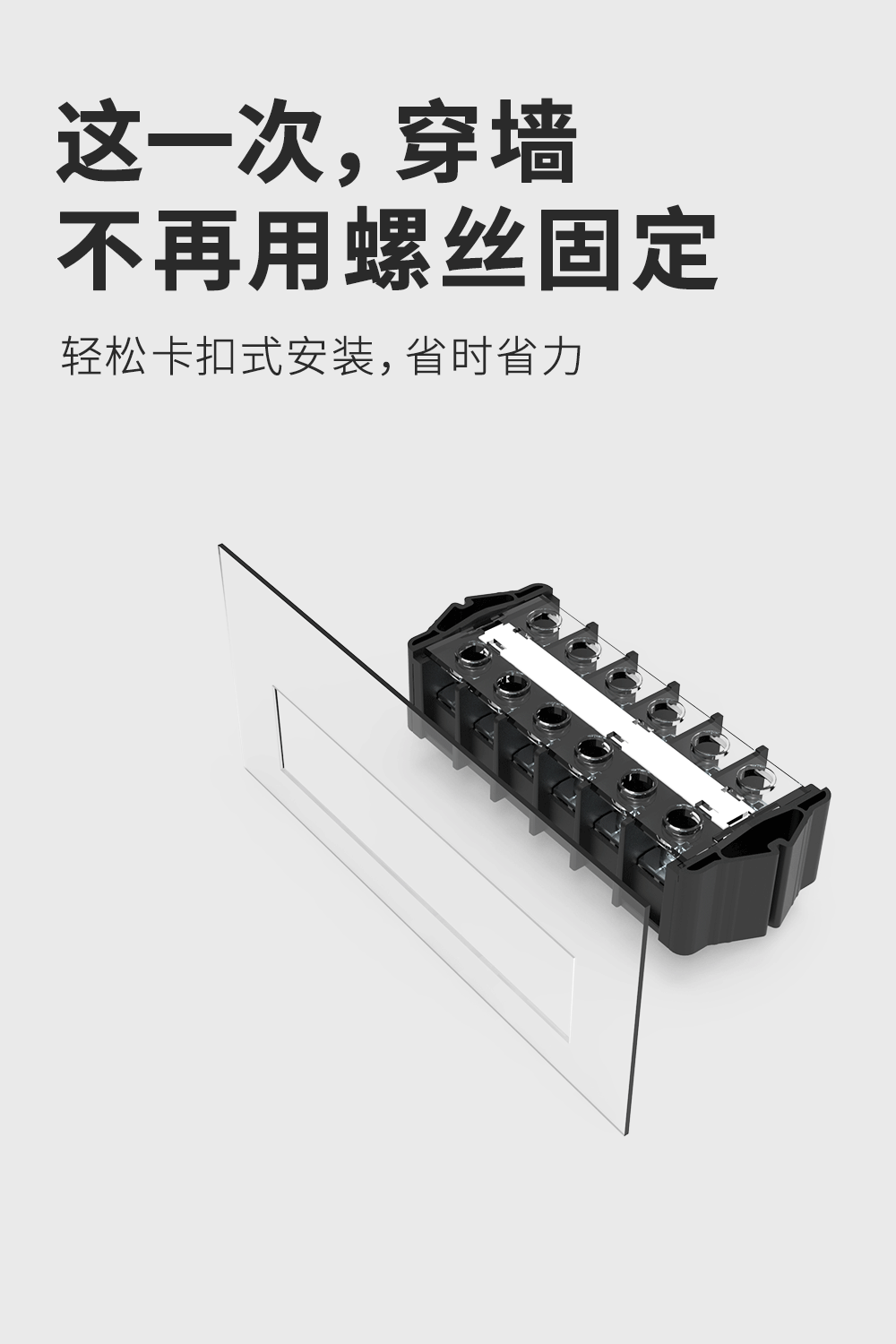 TB1-25A-F穿墙式接线端子