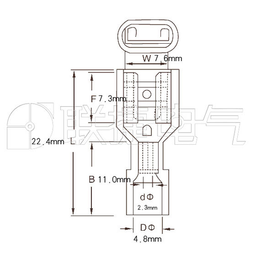 端子 连接端子  弹簧直插 